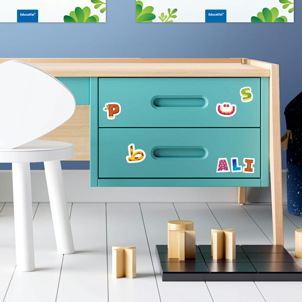 Mes alphabets arabe et français (poster+sitckers) - Educatfal