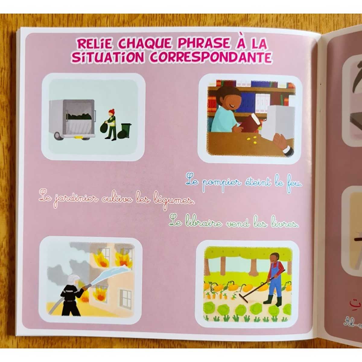 Mes premières phrases "Les métiers"
