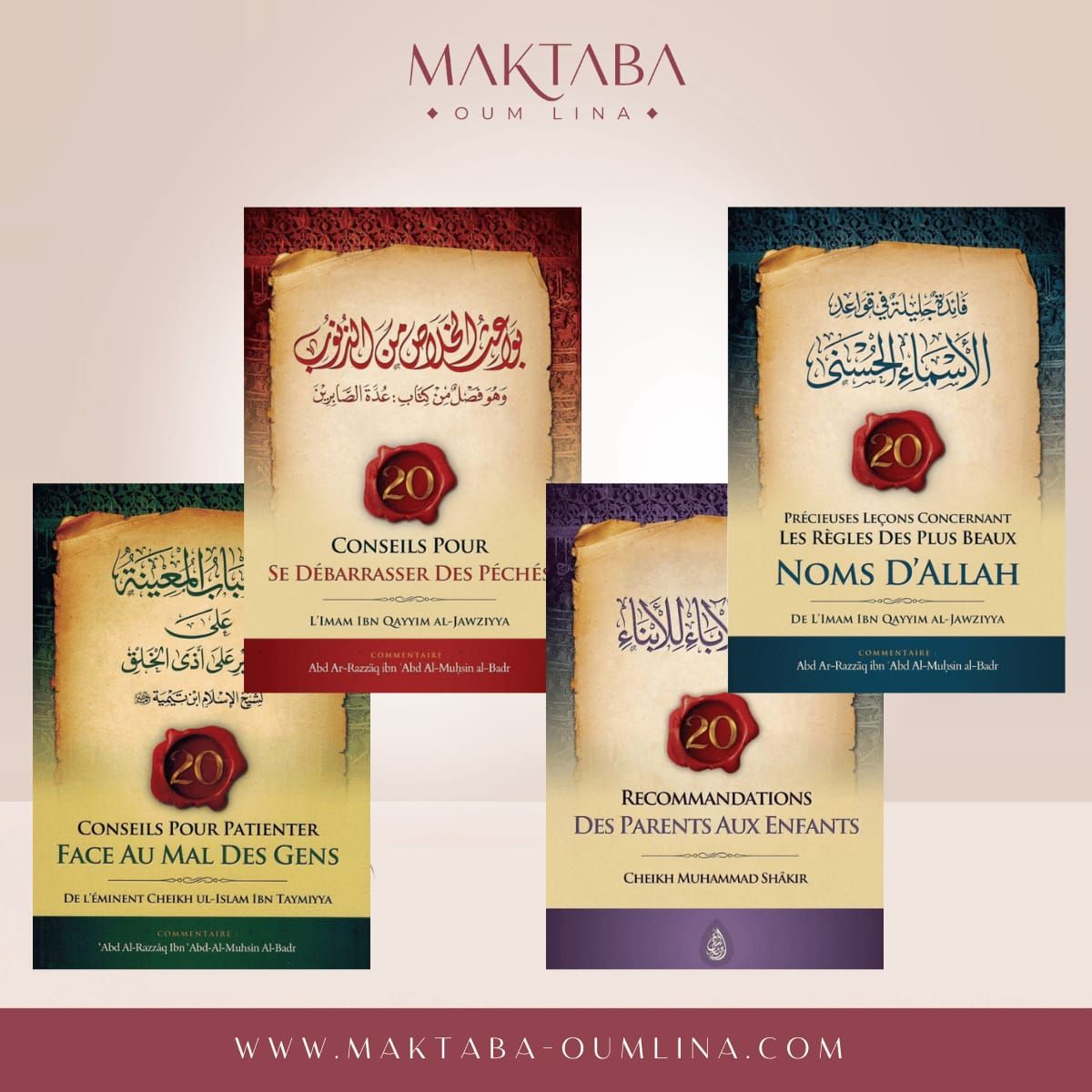pack "20 leçons" (4 livres) - édition ibn badis
