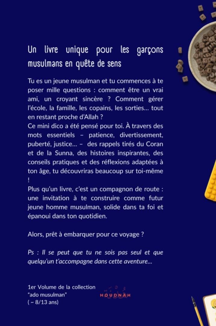 Le mini dico du GARÇON musulman (10-13 ans) - édition houdnah