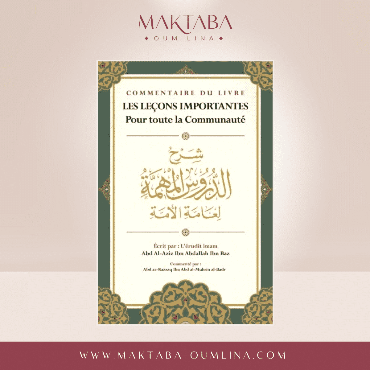 Les leçons importante - Edition Ibn Badis