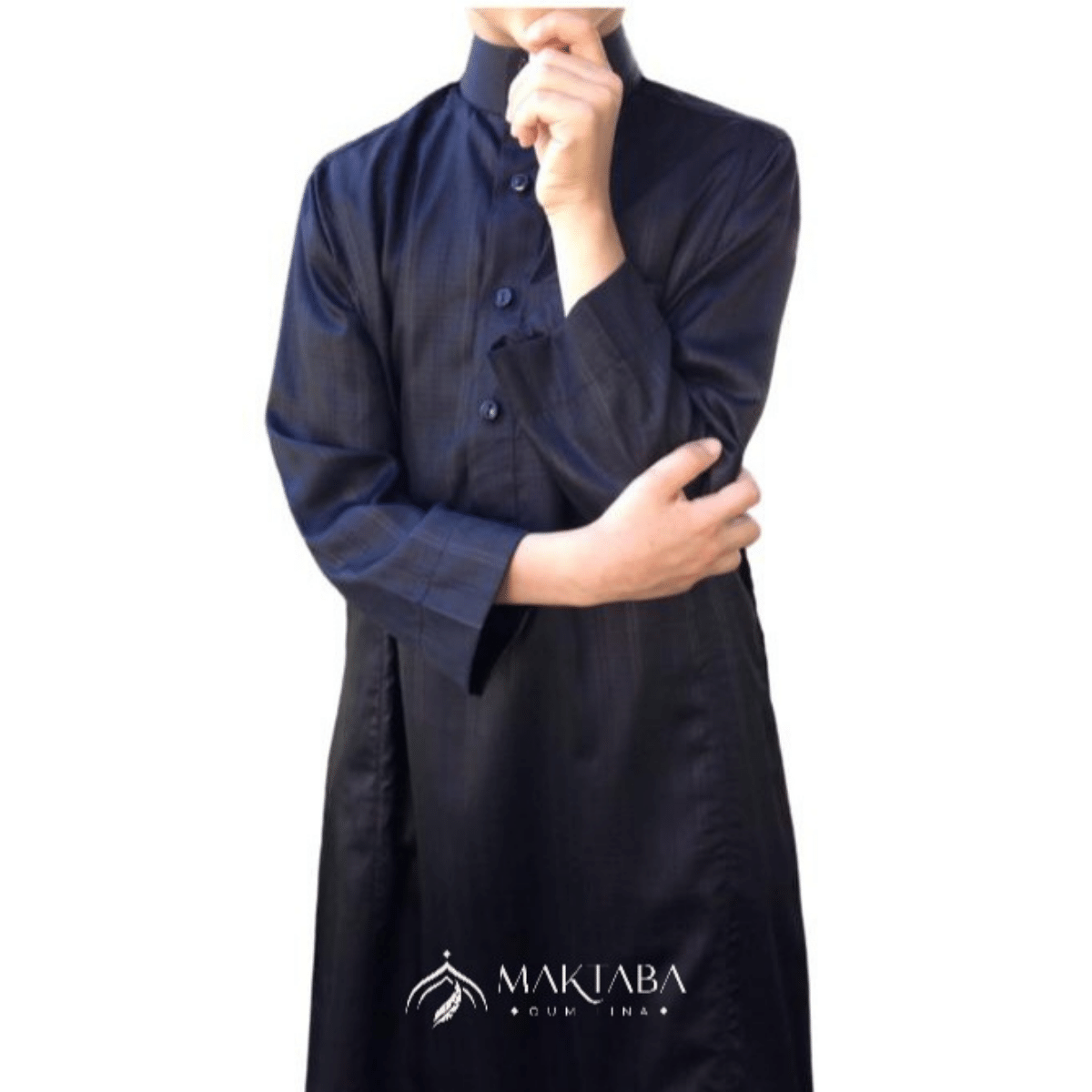 Qamis enfants noir marque "AL HARAMAIN"