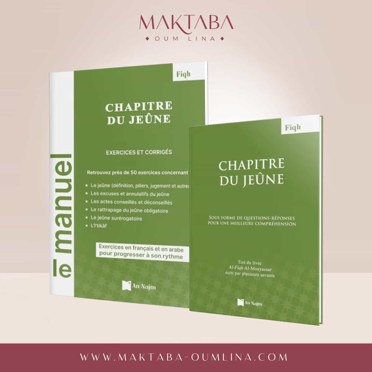 Chapitre du jeûne Livre + Manuel – Editions An-Najm