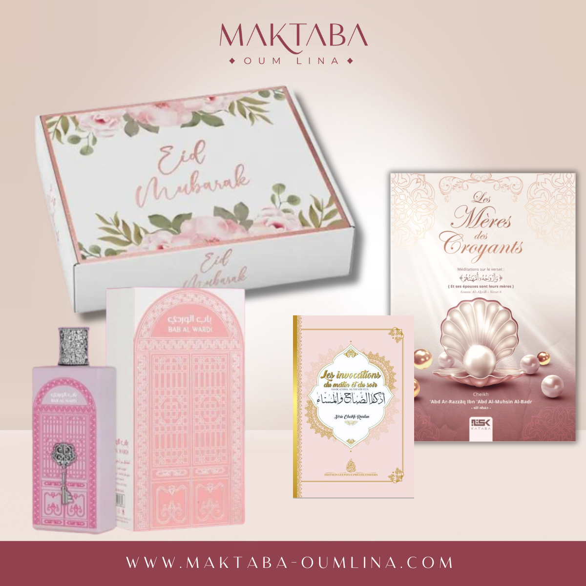 box "eid mubarak" femme "Princesse d'Arabie Rose"