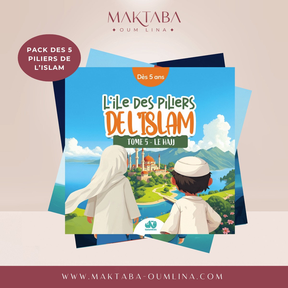 pack de 5 livres piliers de l'Islam - Qalam Kids