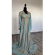 CAFTAN « AZUR ROYAL » – Bleu ciel & doré
