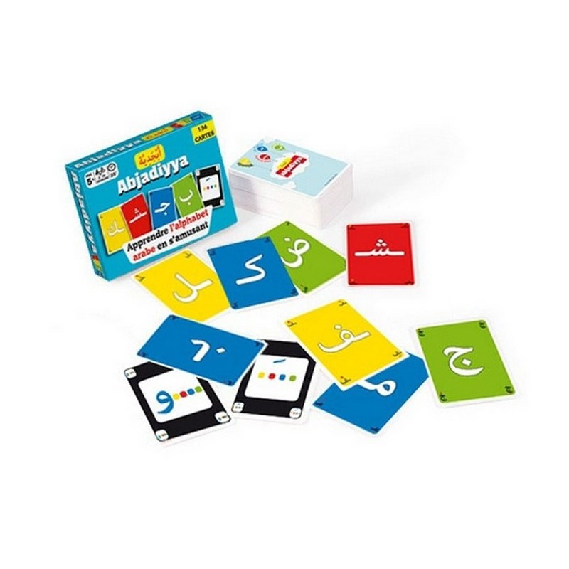 Jeu De Cartes Abjadiyya : Apprendre L'alphabet Arabe En S'amusant
