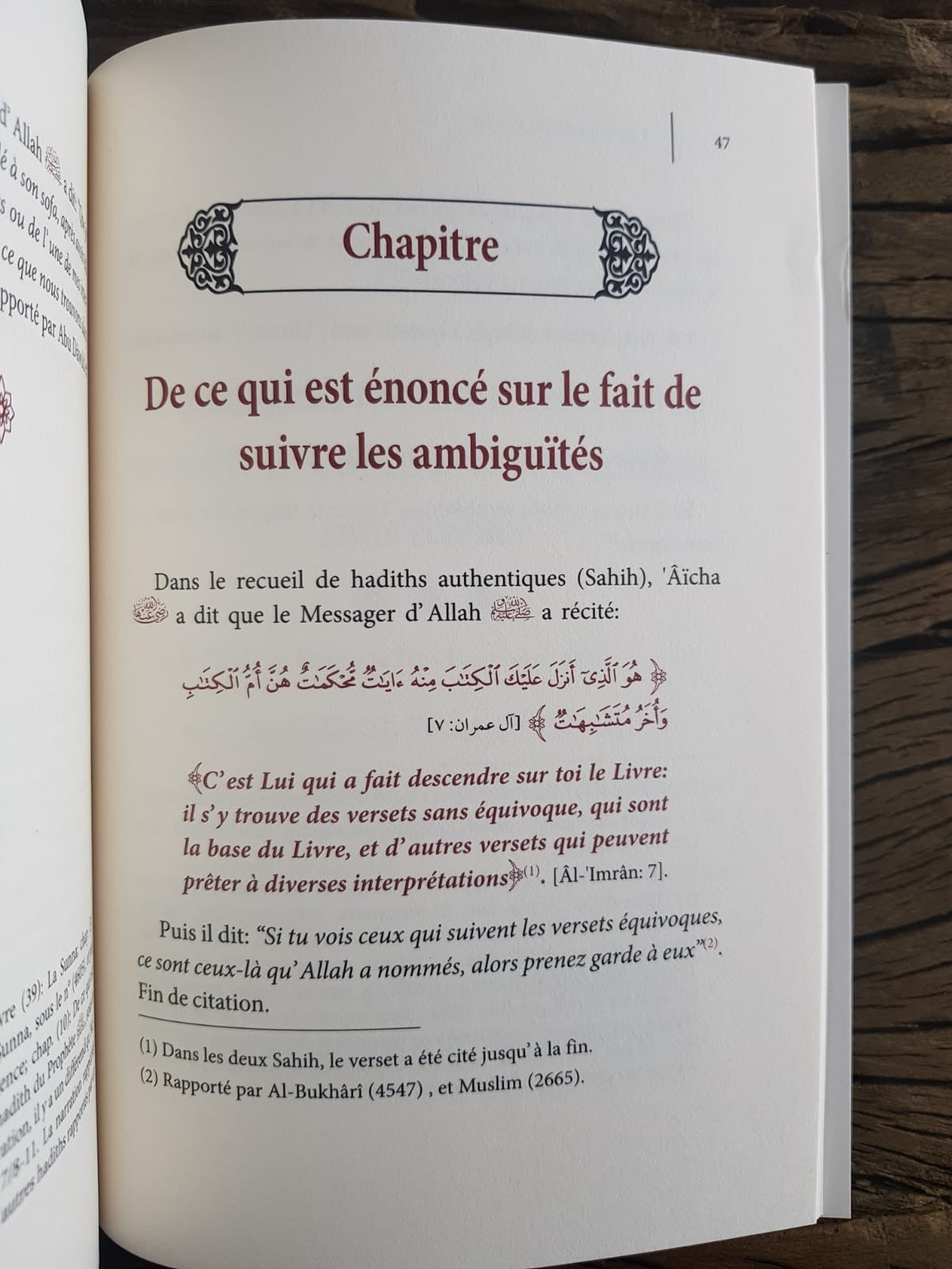 Les mérites du Coran - Edition Ibn Badis