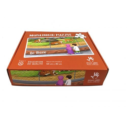 Puzzle sur  Le Tigre  ( 48 pièces)