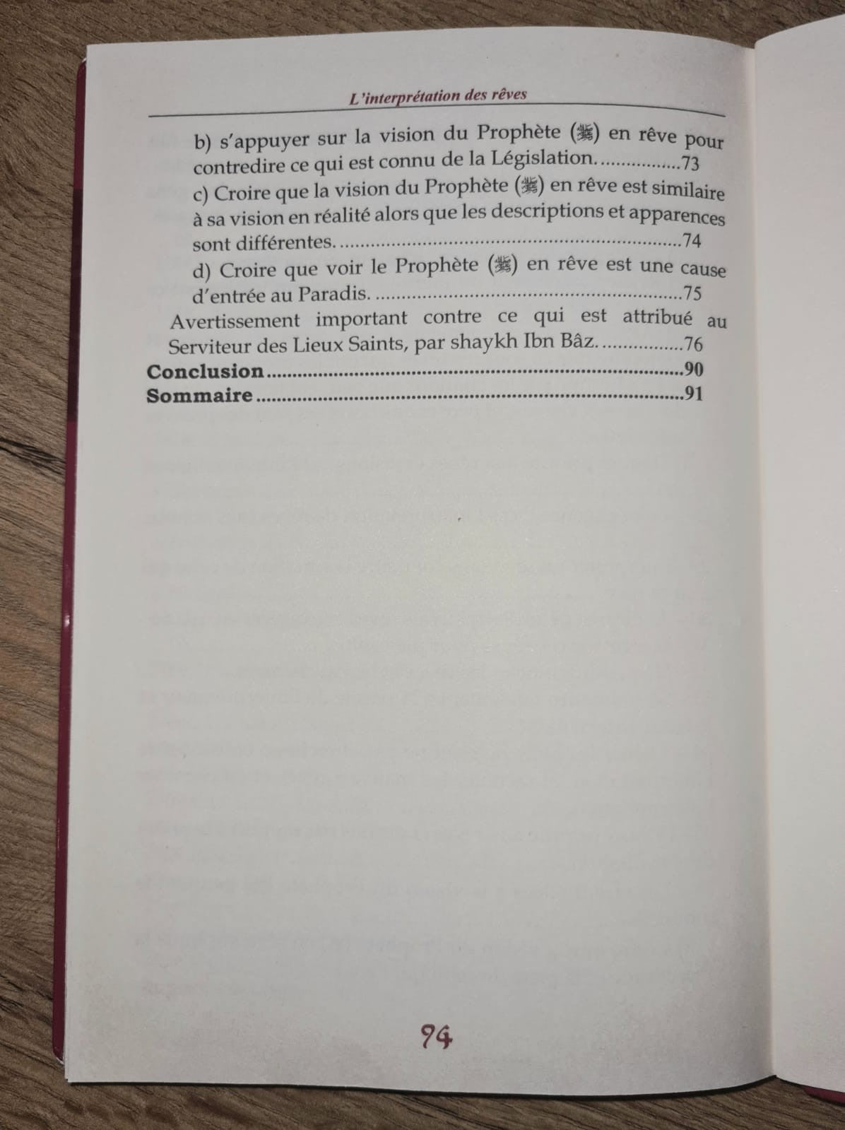 L'Interprétation des rêves - Ahmad An-Nasîr