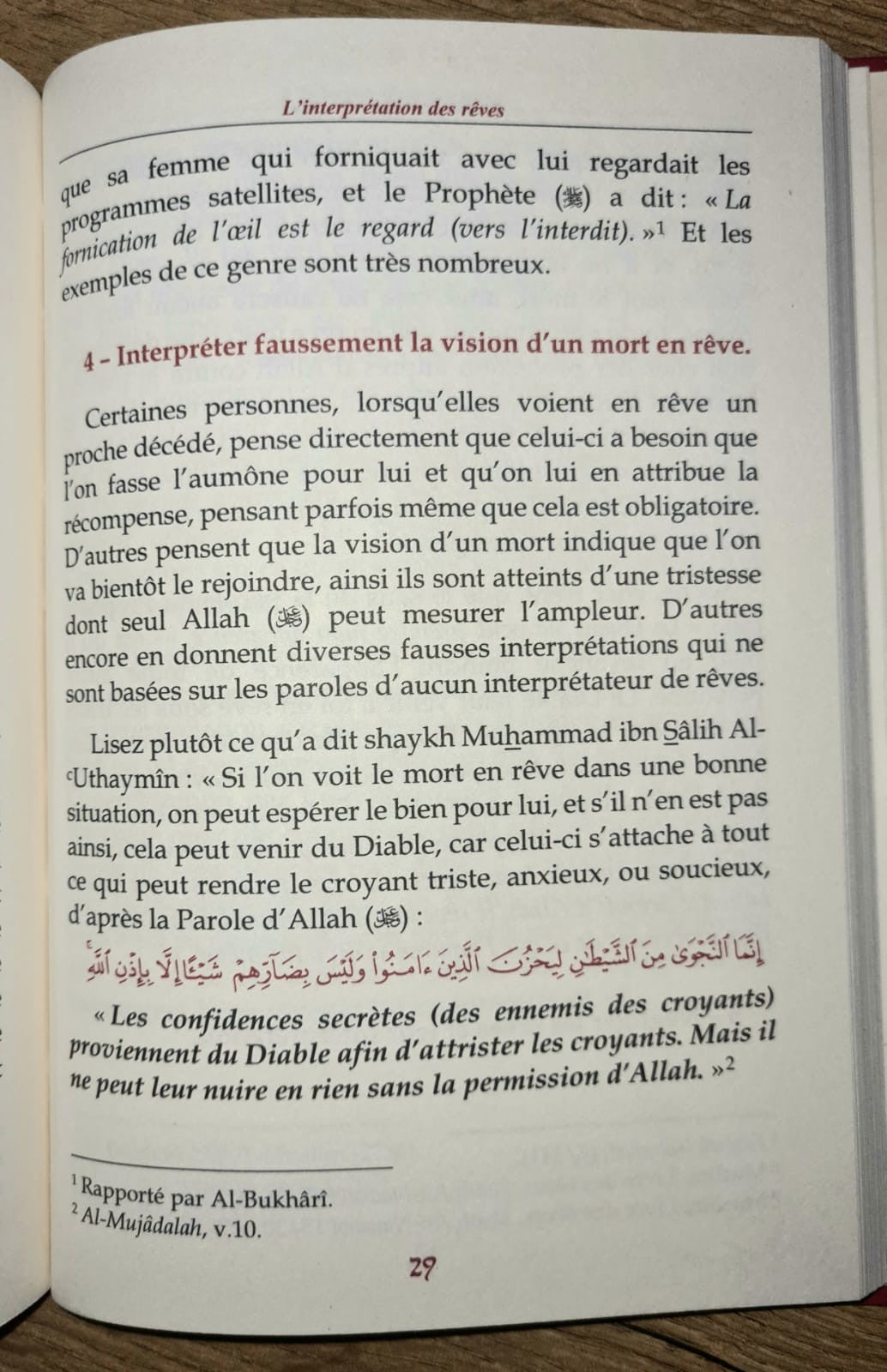 L'Interprétation des rêves - Ahmad An-Nasîr