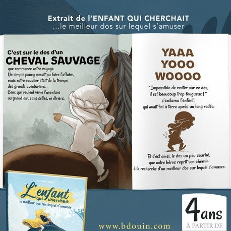 L'enfant qui cherchait le meilleur dos sur lequel s'amuser - Bdouin