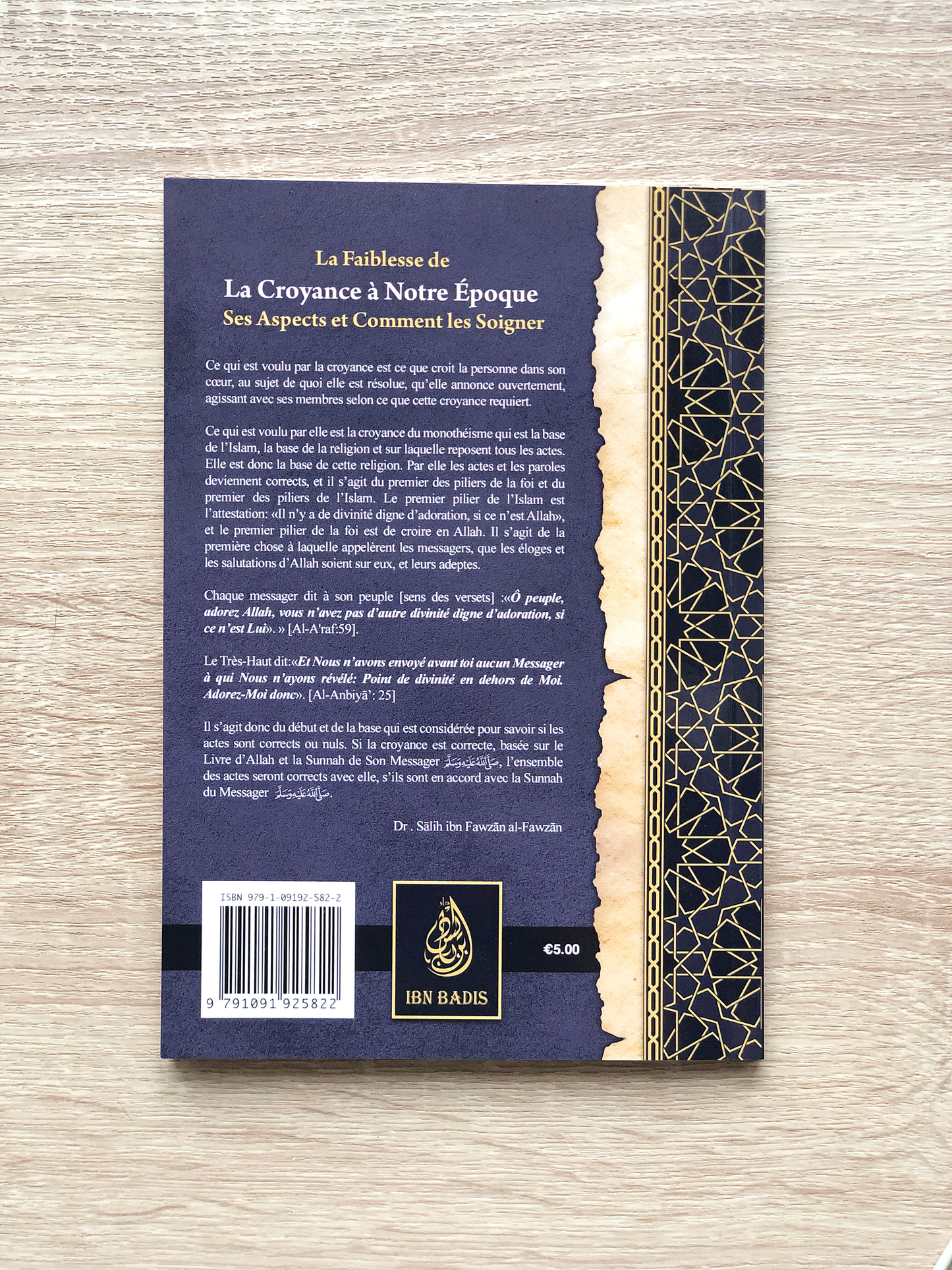 La Faiblesse De La Croyance À Notre Époque: Ses Aspects Et Comment Les Soigner, De Dr Sâlih Ibn Fawzân Al-Fawzân