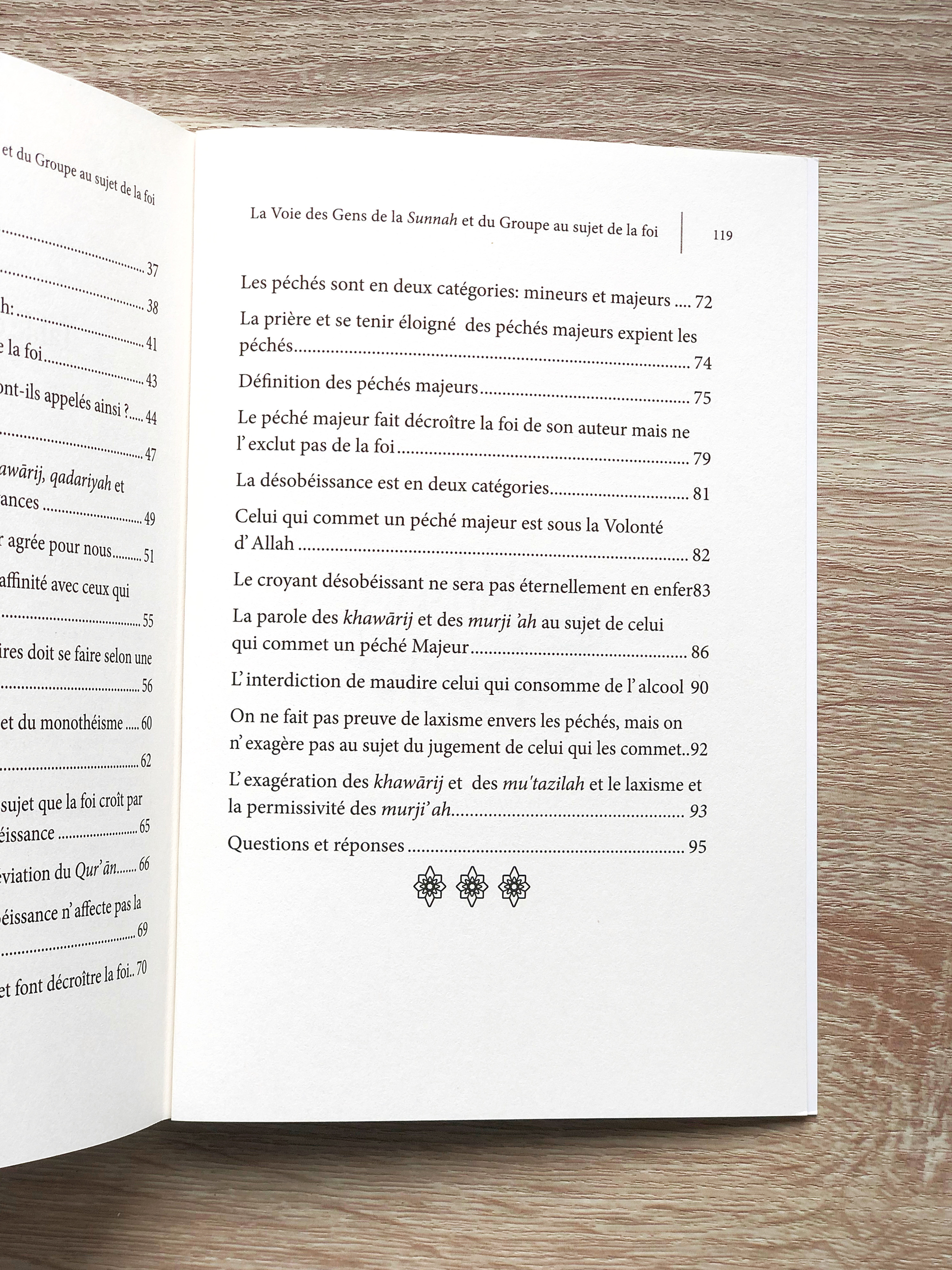 La Voie Des Gens De La Sunnah Et Du Groupe Au Sujet De La Foi, De Dr Sâlih Ibn Fawzân Al Fawzân