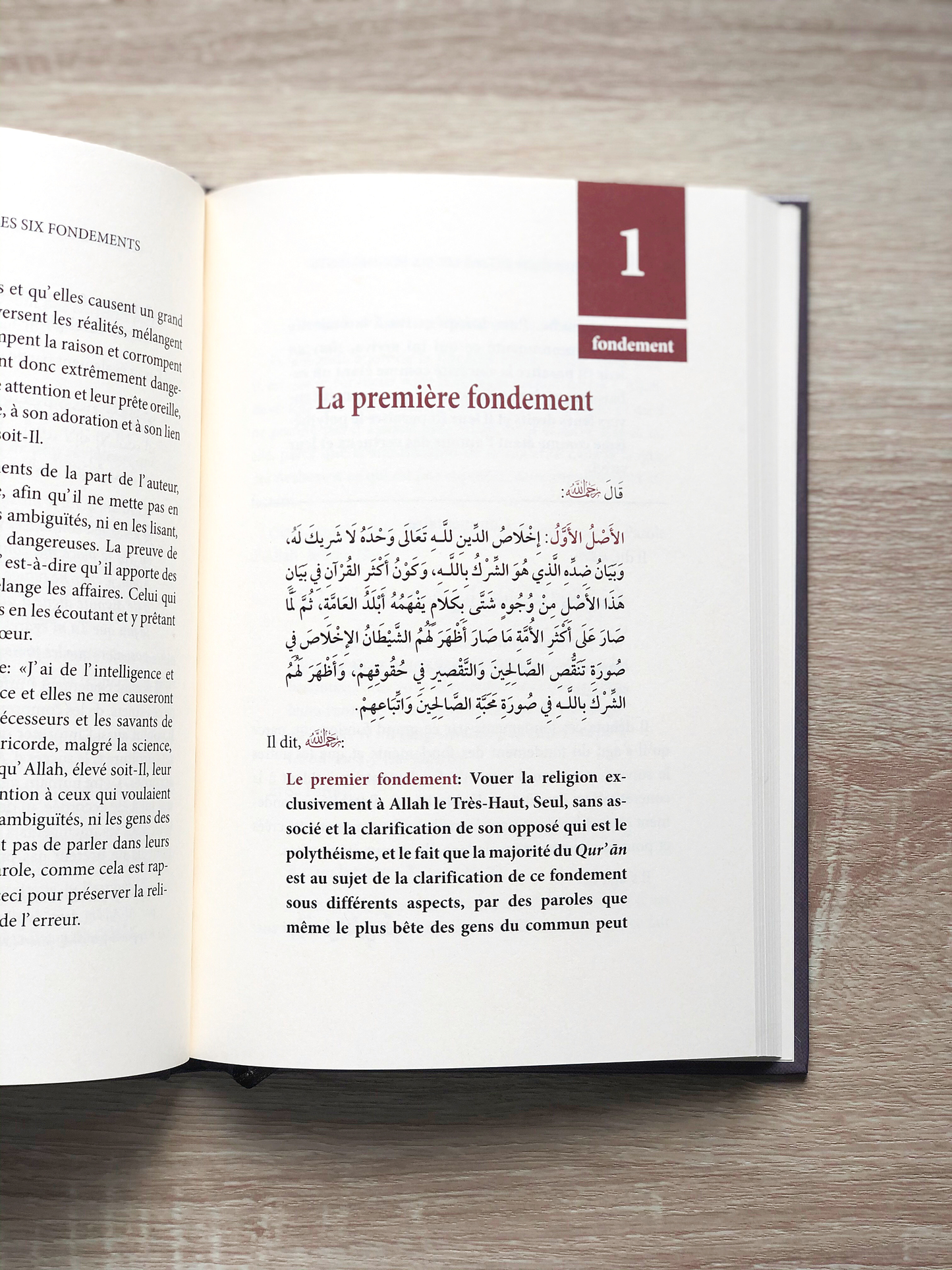 Le Commentaire Du Livre Les Six Fondements, De Cheik Et Imam Mohammed Ibn 'Abd Al-Wahab, Par Abd Ar-Razzâq Abd Al-Muhsin Al-Badr
