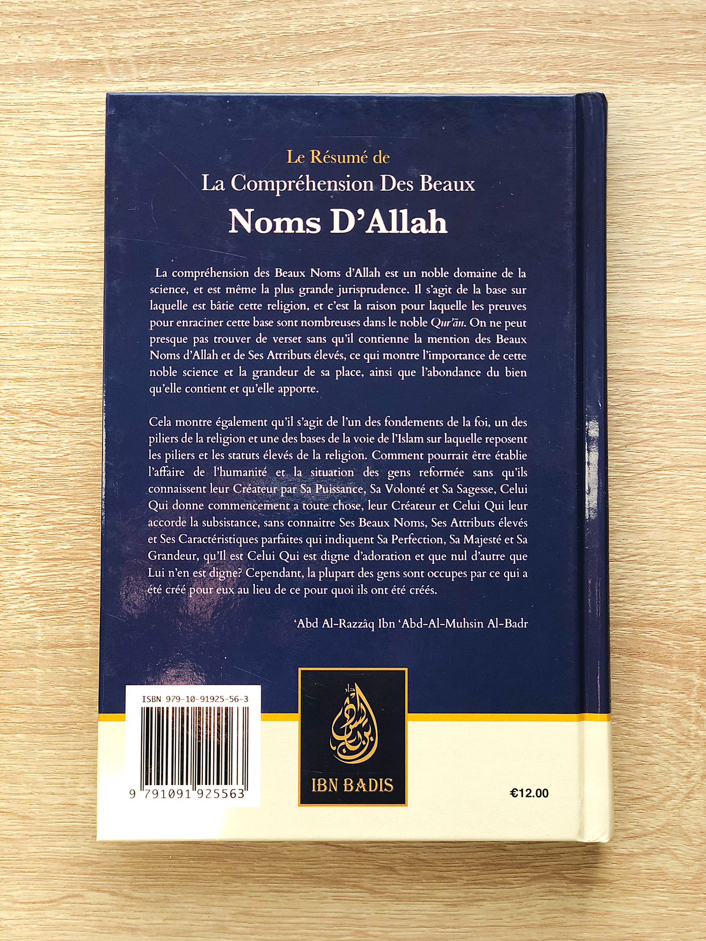 Le Résumé De La Compréhension Des Beaux Noms D'Allah, De Abd Ar-Razzâq Abd Al-Muhsin Al-Badr
