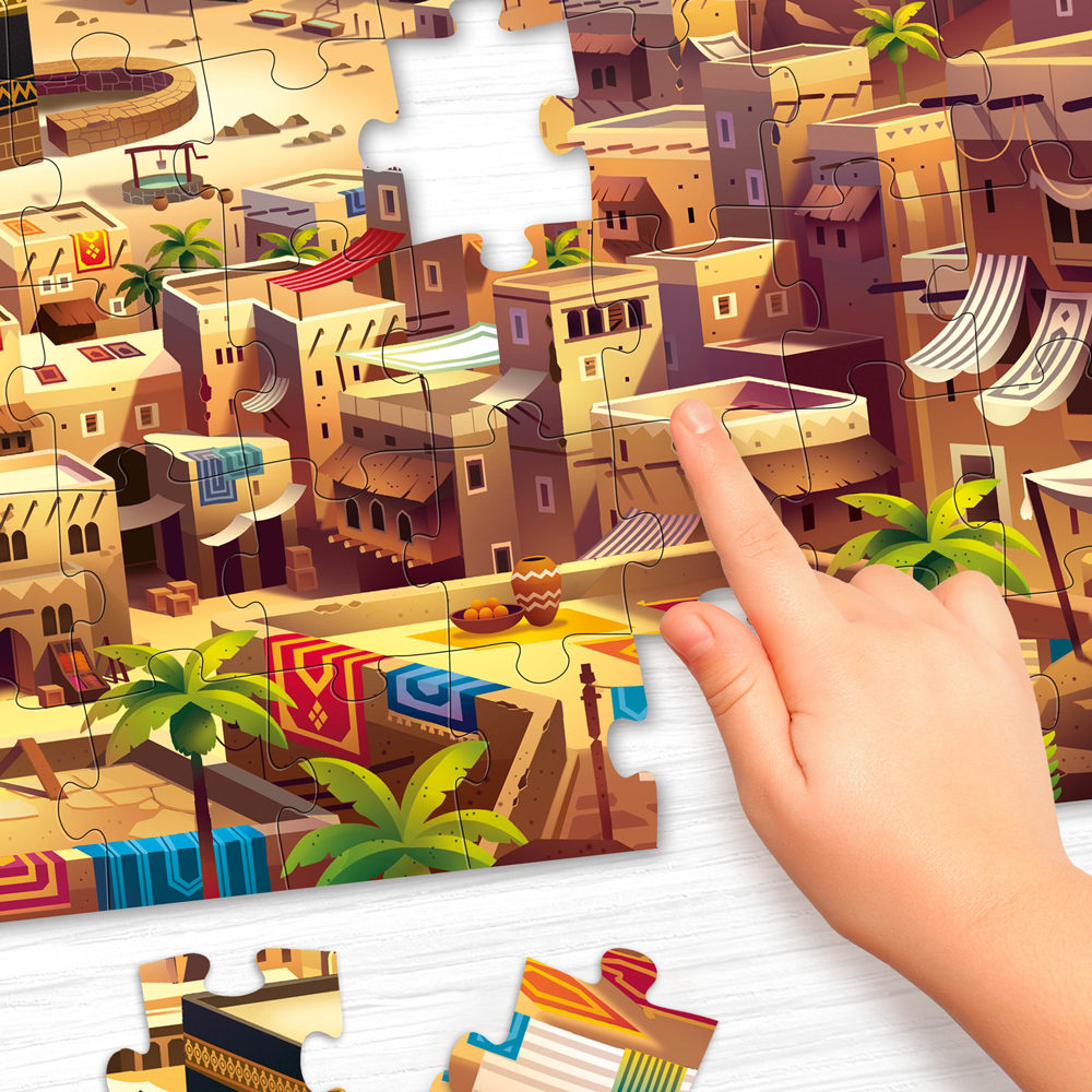 PUZZLE 104 pièces  "BIG MAKKAH" - Educatfal