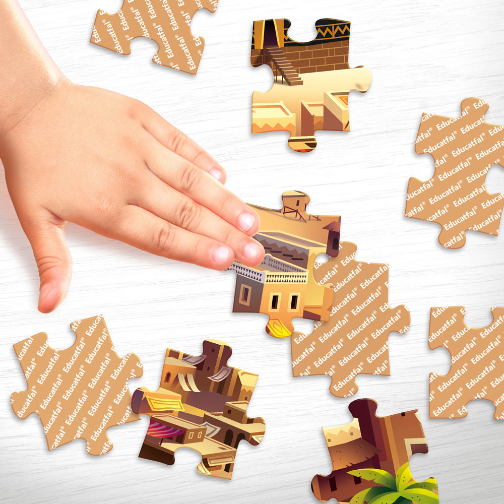 PUZZLE 104 pièces  "BIG MAKKAH" - Educatfal