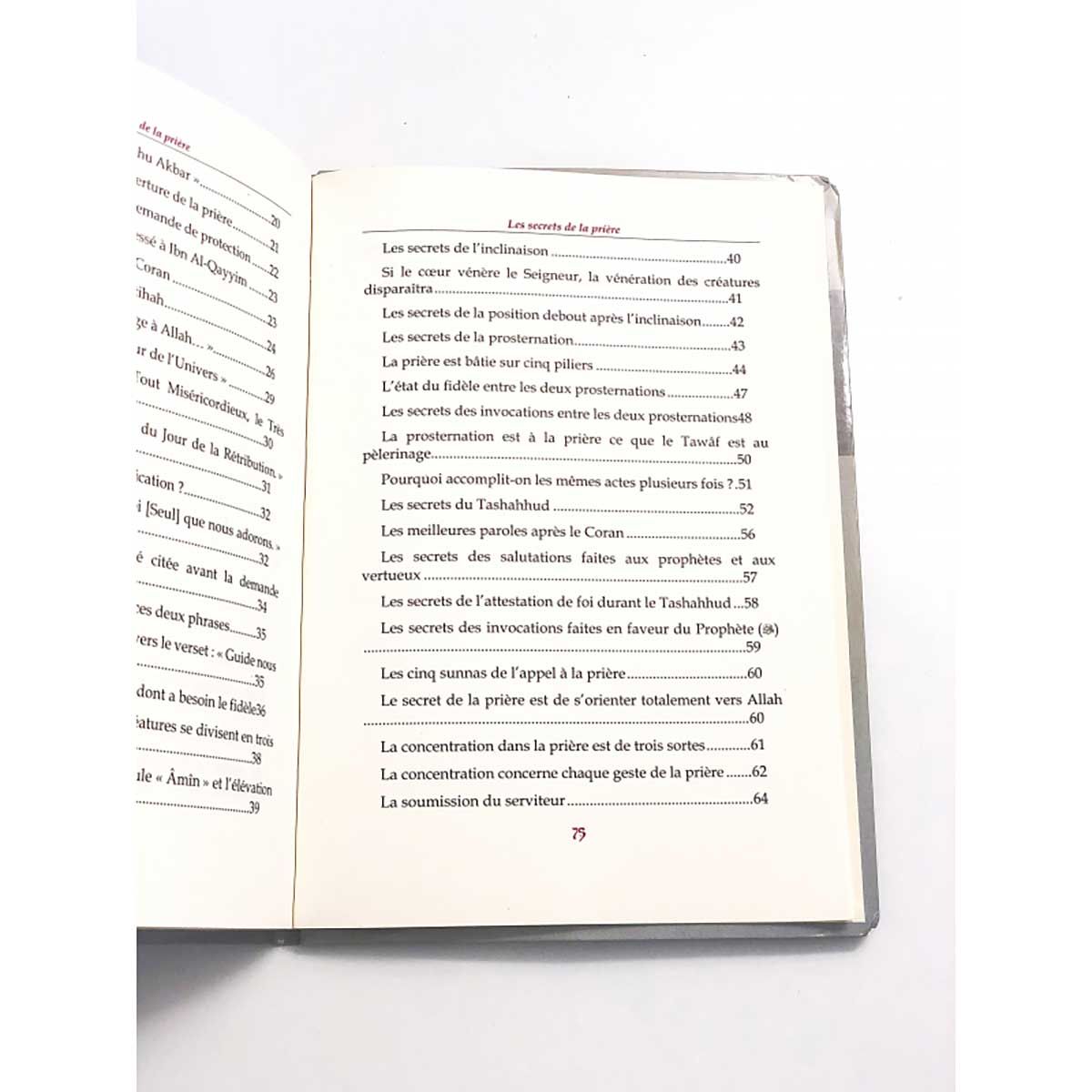 Les Secrets de la prière - Ibn Al Qayyim (Édition TAWBAH)