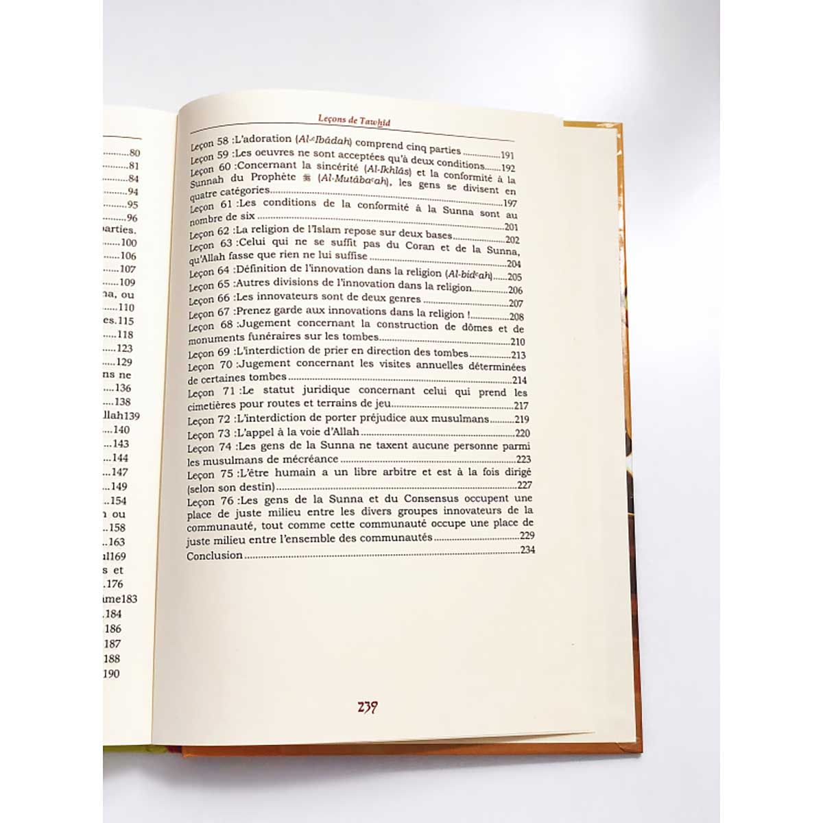 Leçon de Tawhid - Shaykh Muhammad Al-Wusâbî - Édition TAWBAH