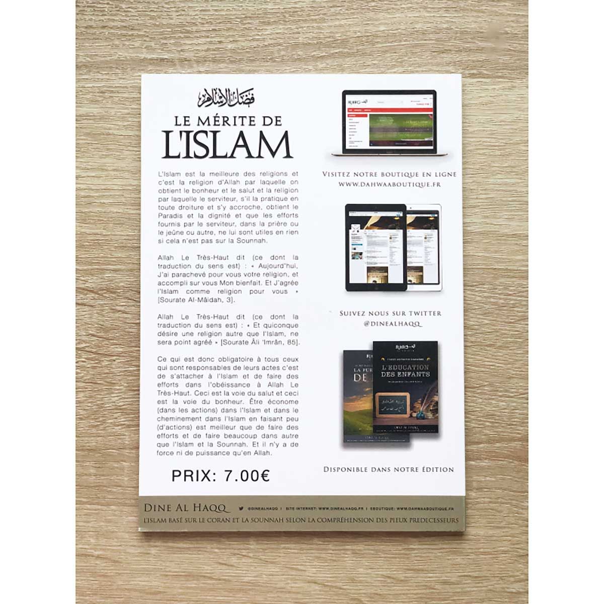 Le mérite de l'Islam - Imam Mohammad bin Abdil-Wahhab bin Soulaymân At-Tamimi