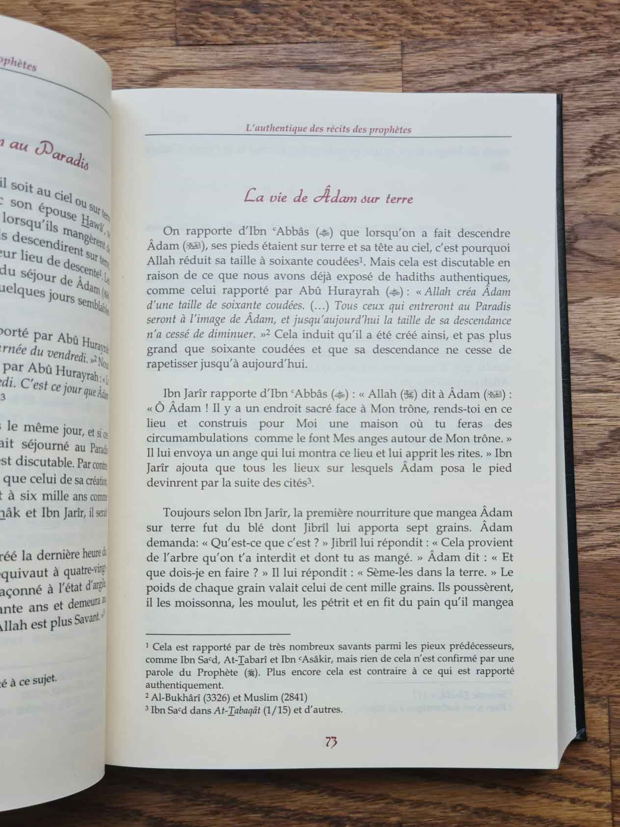 L'Authentique des récits des Prophètes -Ibn kathir - Édition TAWBAH