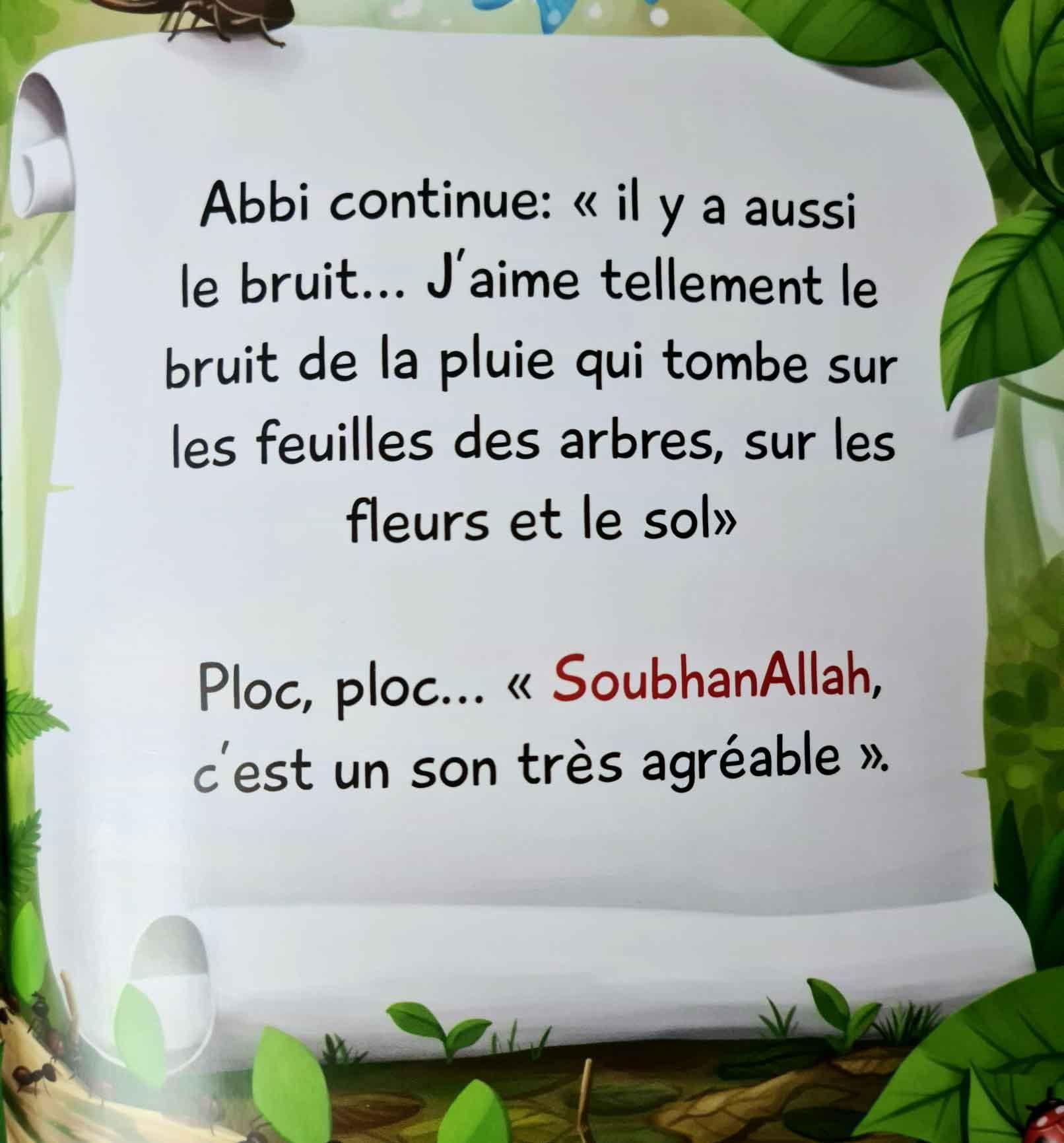 J'APPRENDS À DIRE : SOUBHANALLAH