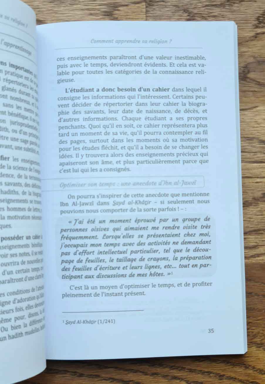 Comment apprendre sa religion ? - Cheikh Salih Ibn Abdul Aziz Al Cheikh