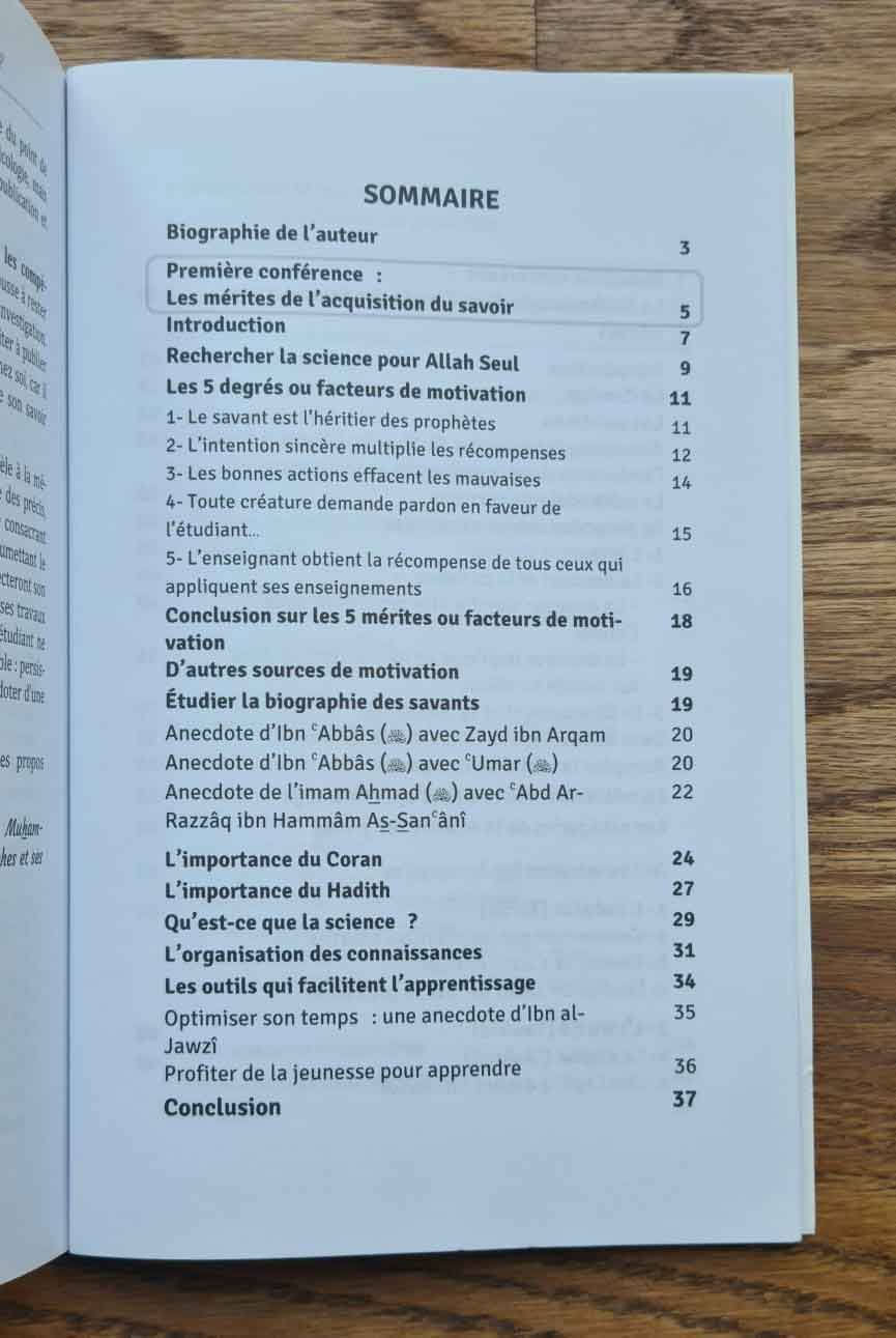Comment apprendre sa religion ? - Cheikh Salih Ibn Abdul Aziz Al Cheikh