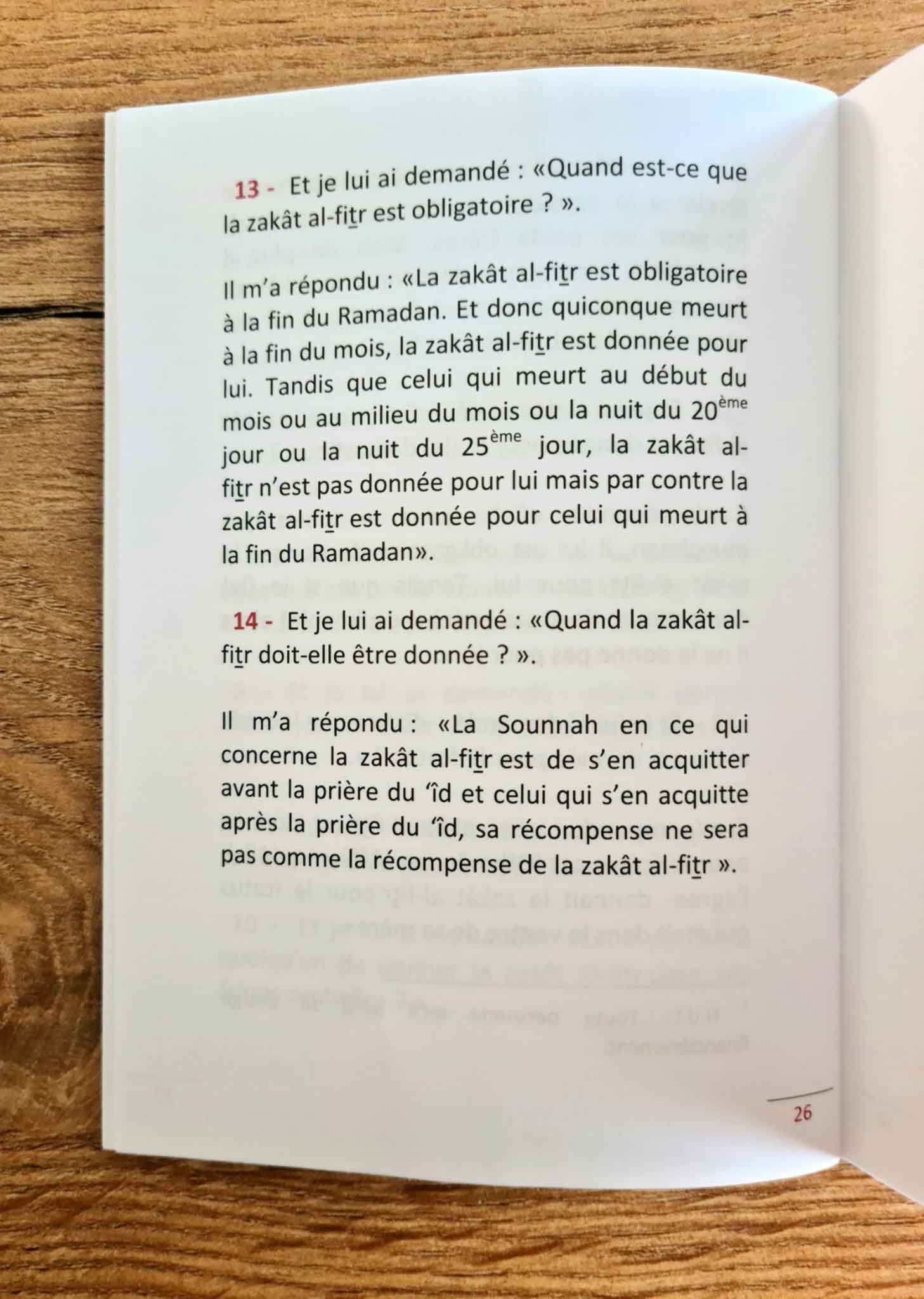 Questions posées sur le jeûne et la zakat al fitr - Cheikh Salih Al Louhaydan