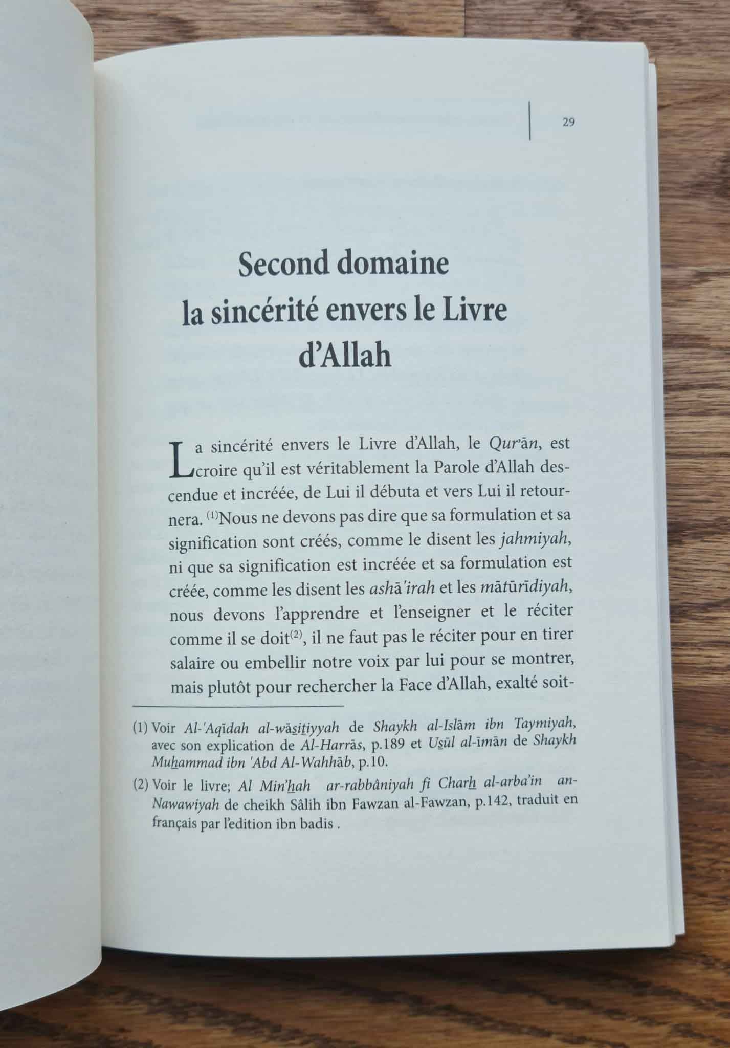 La sincérité et son effet sur l'unité des musulmans - Sheikh Salih Ibn Fawzan Al-Fawzan