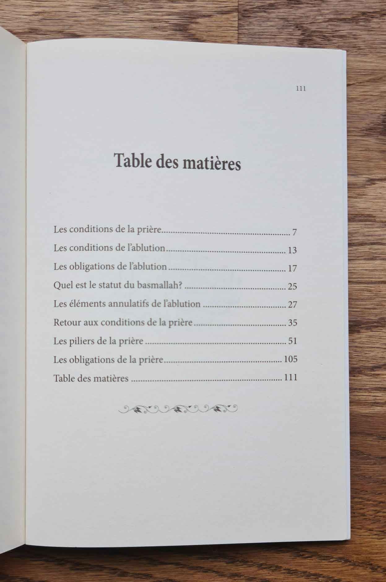 Les conditions de la prière, ses piliers et ses obligations - Cheikh Al Islam Muhammad Ibn 'Abd Al Wahhâb