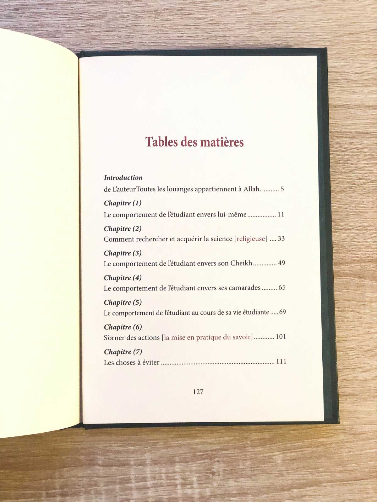 La parure de l'étudiant en science religieuse - Cheikh Bakr Abou Zayd