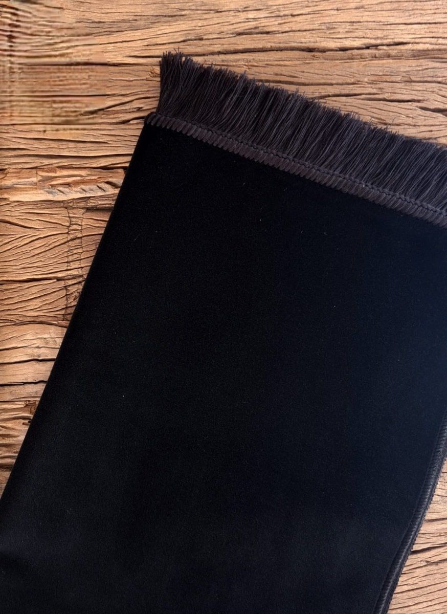 Tapis de prière ADULTE épais - Noir - 70/120CM