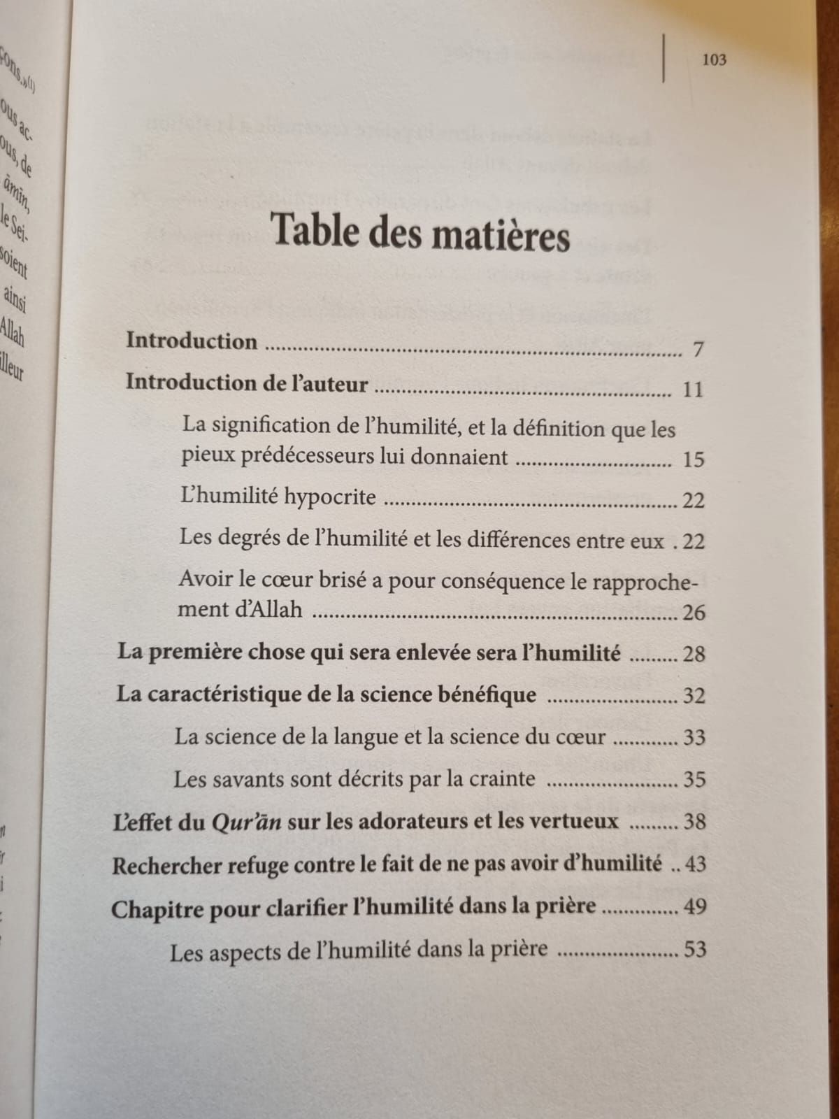 L'humilité Dans La Prière, De Al-Hafiz Ibn Rajab Al-Hanbali