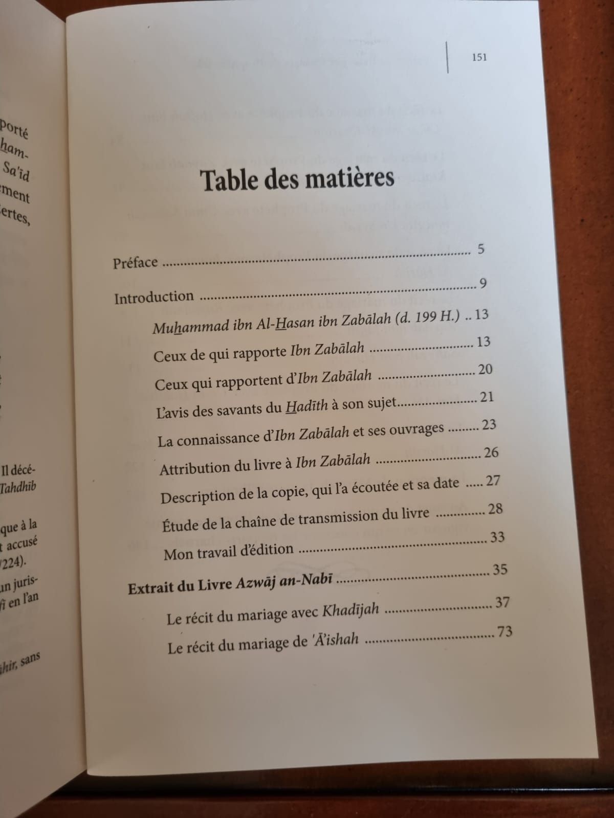 Les épouses du Prophète - Muhammad Ibn Al-Hassan Ibn Zabalah