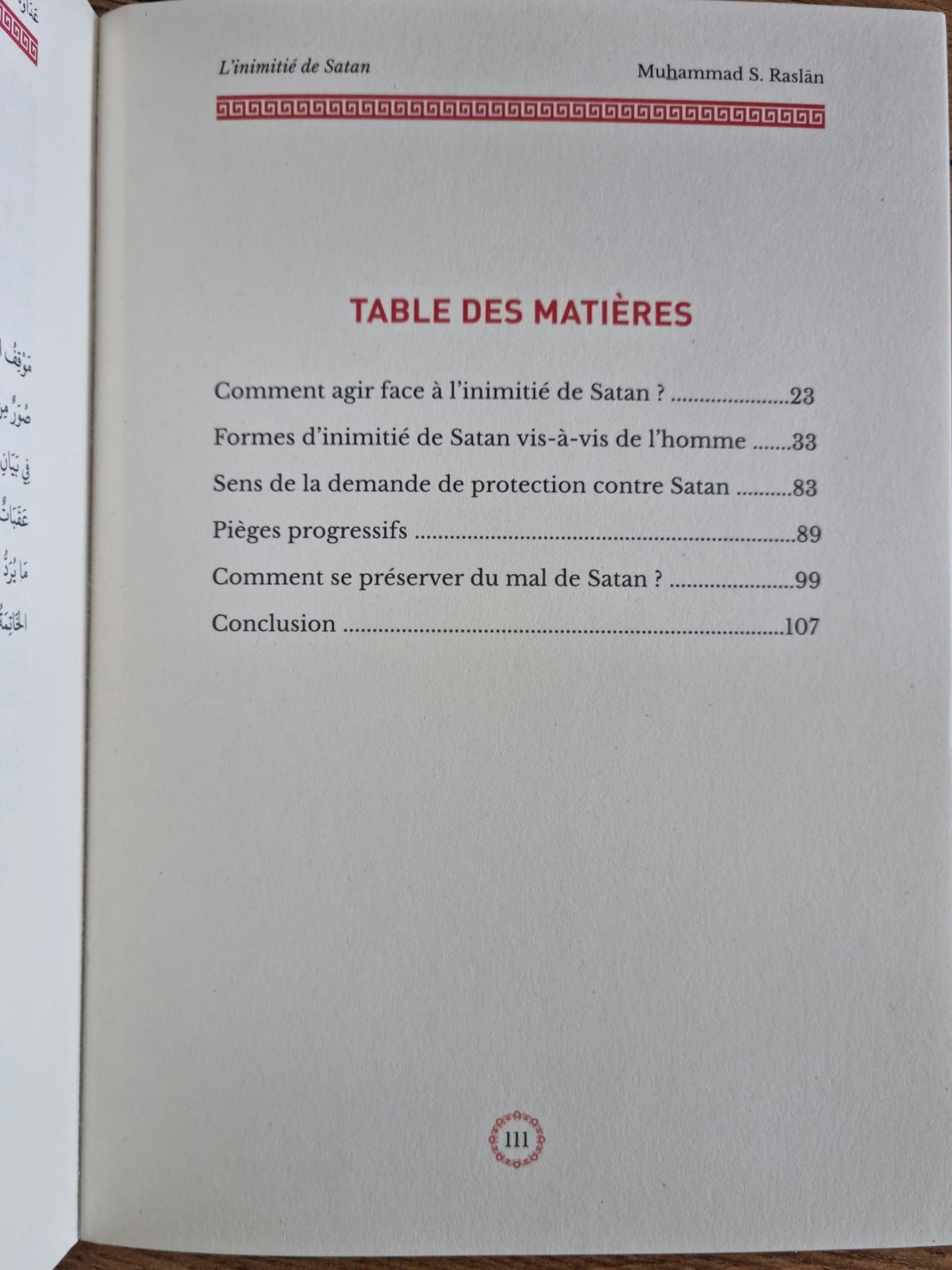 L’inimitié de Satan