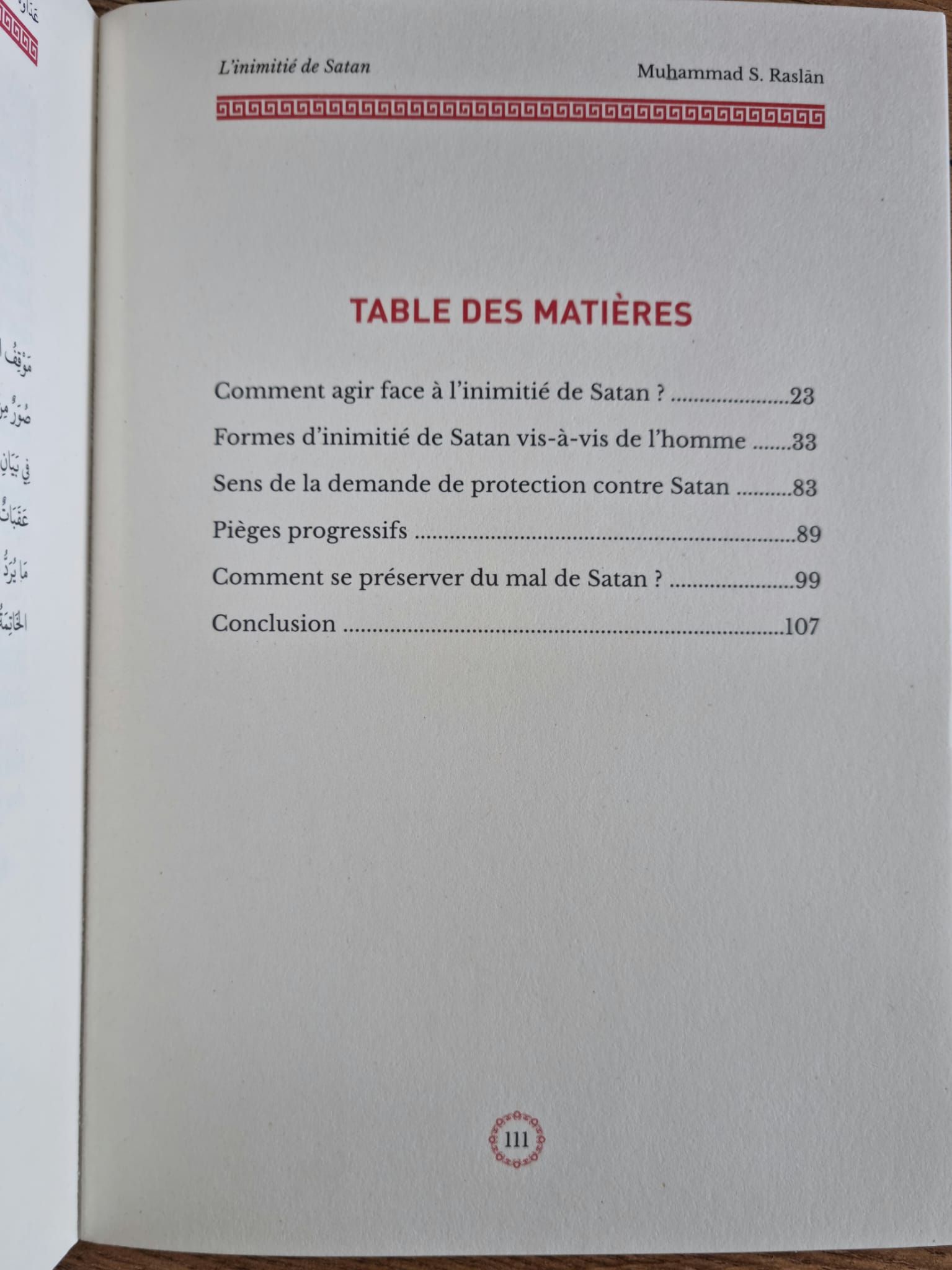 L’inimitié de Satan