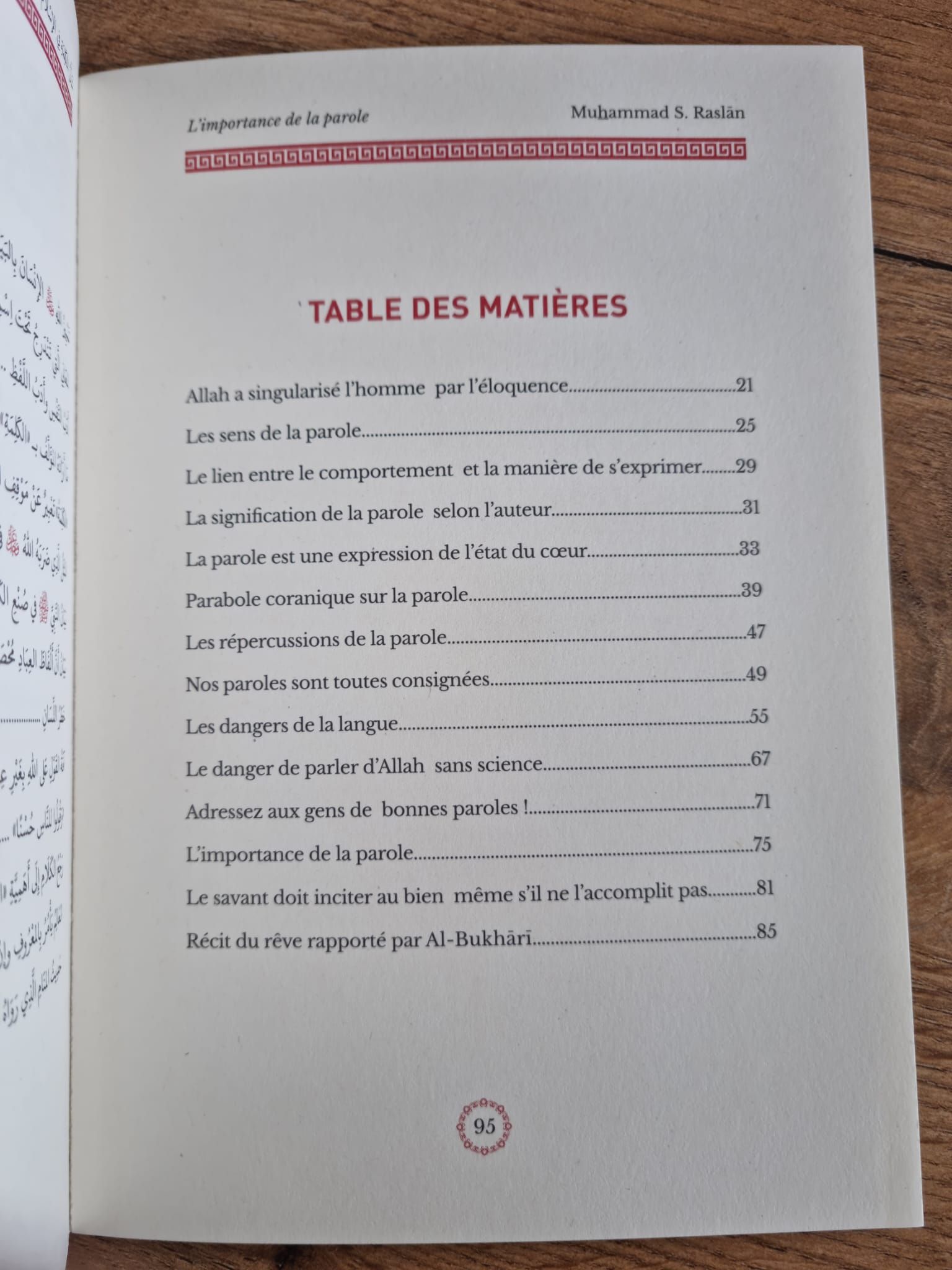 L’importance de la bonne parole en Islam