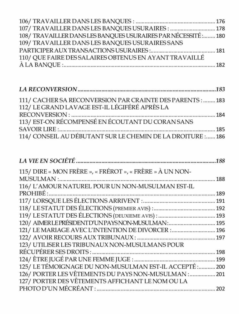 Réponse des grands savants aux questions des musulmans d'Occident vol.2