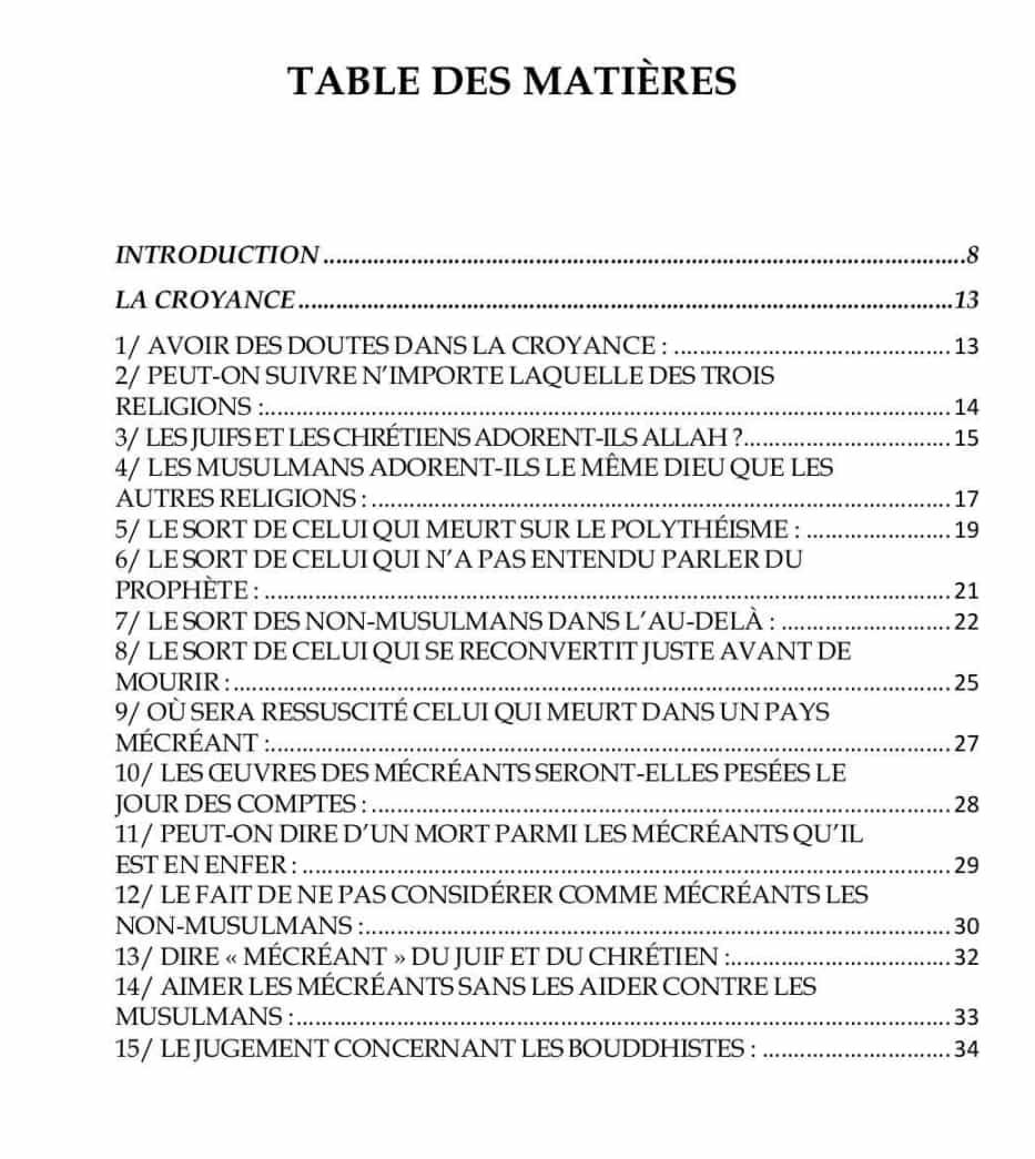 Réponse des grands savants aux questions des musulmans d'Occident vol.2
