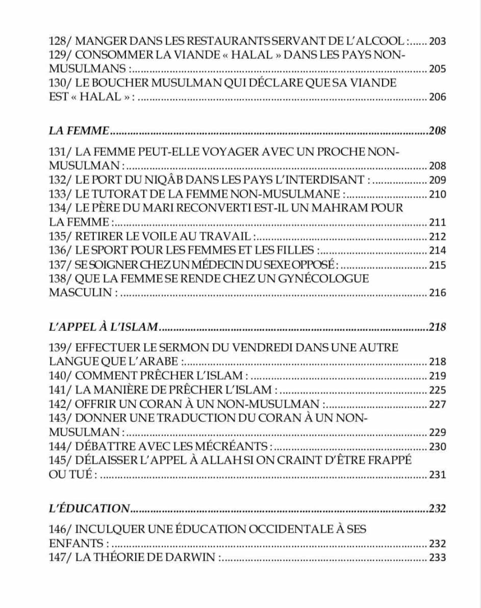 Réponse des grands savants aux questions des musulmans d'Occident vol.2