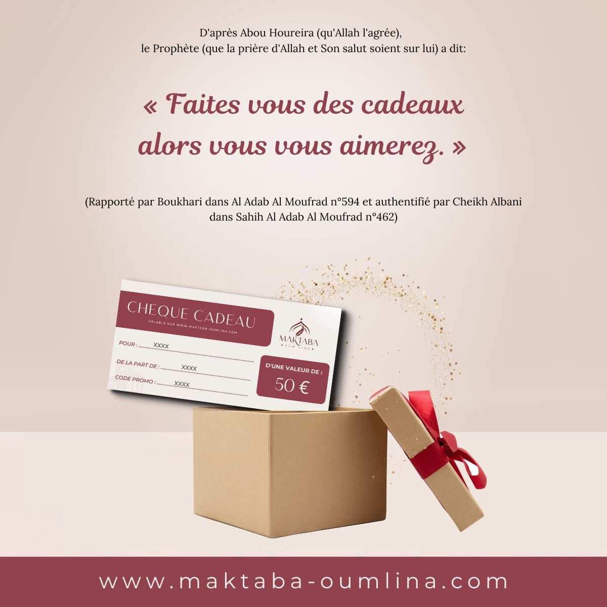 CHEQUE CADEAU