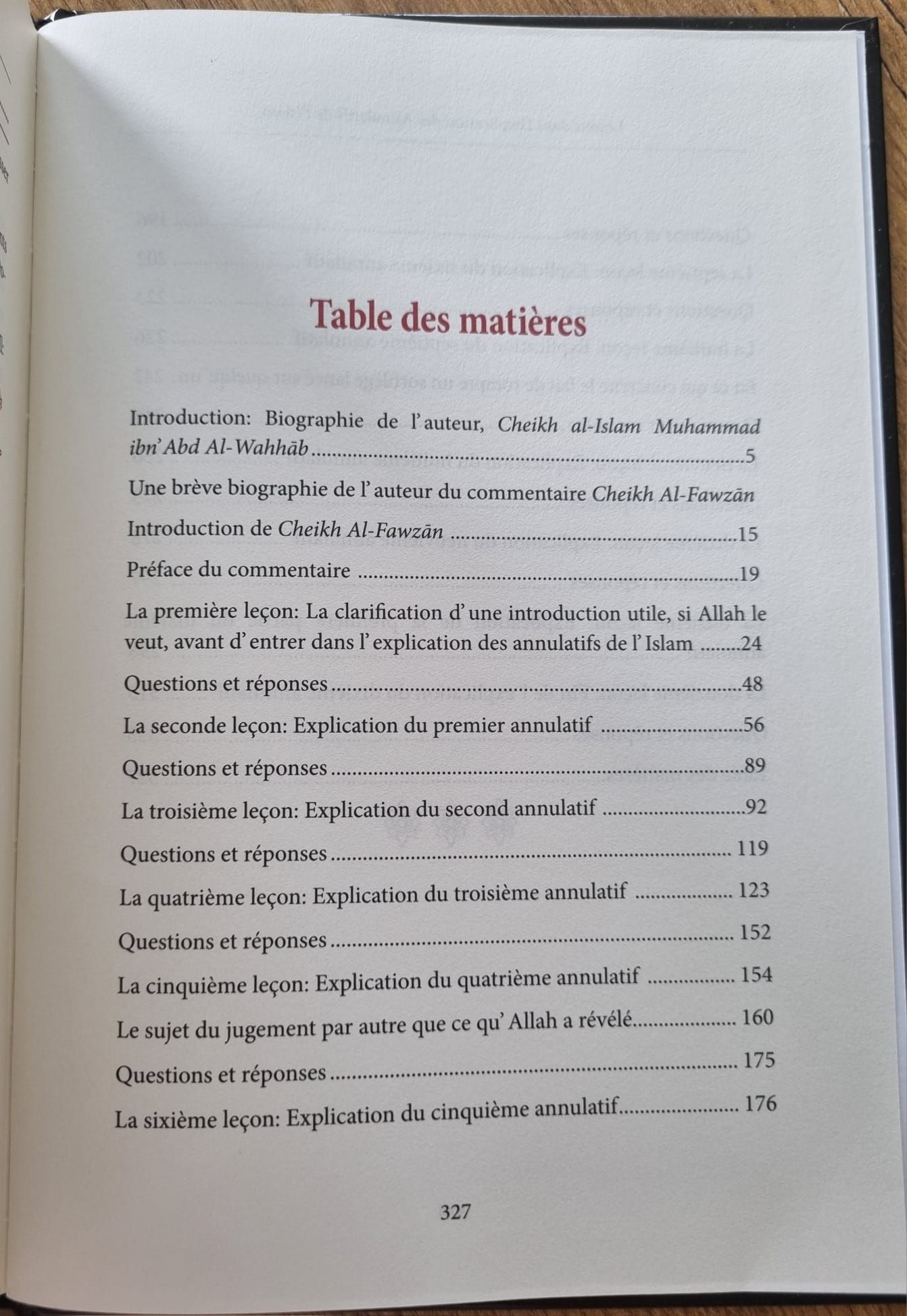 Leçons Dans L'explication De L'épître Des Annulatifs De L'Islam De Muhammad Ibn Abd Al-Wahhab, Par Salih Al Fawzan Ibn Al Fawzan