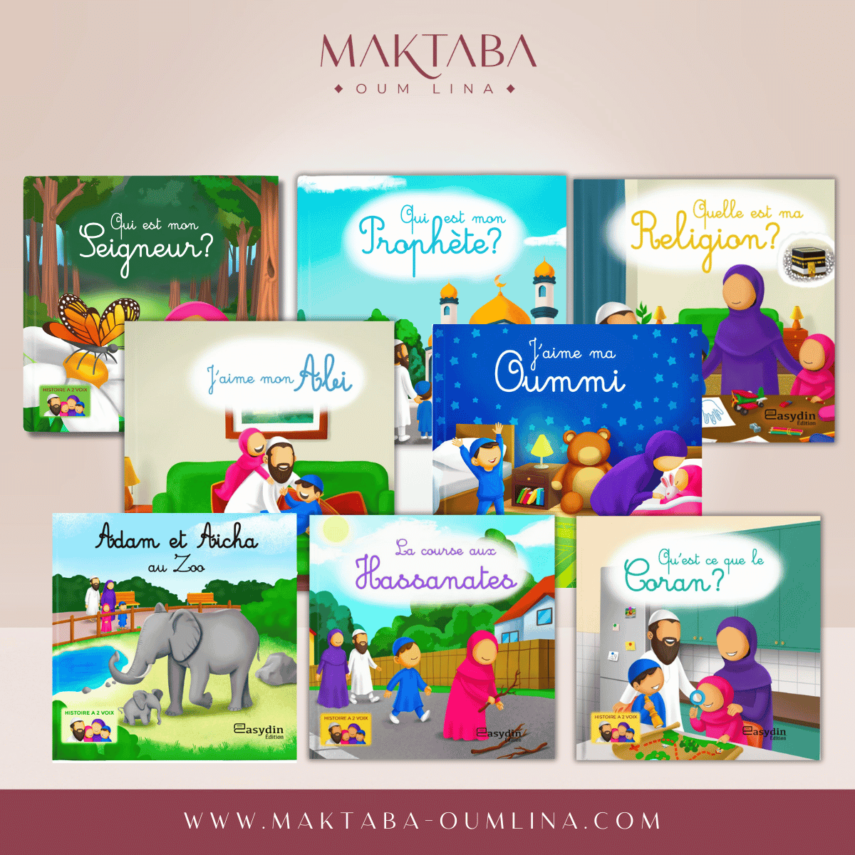 Pack de 8 livres collection Easydin