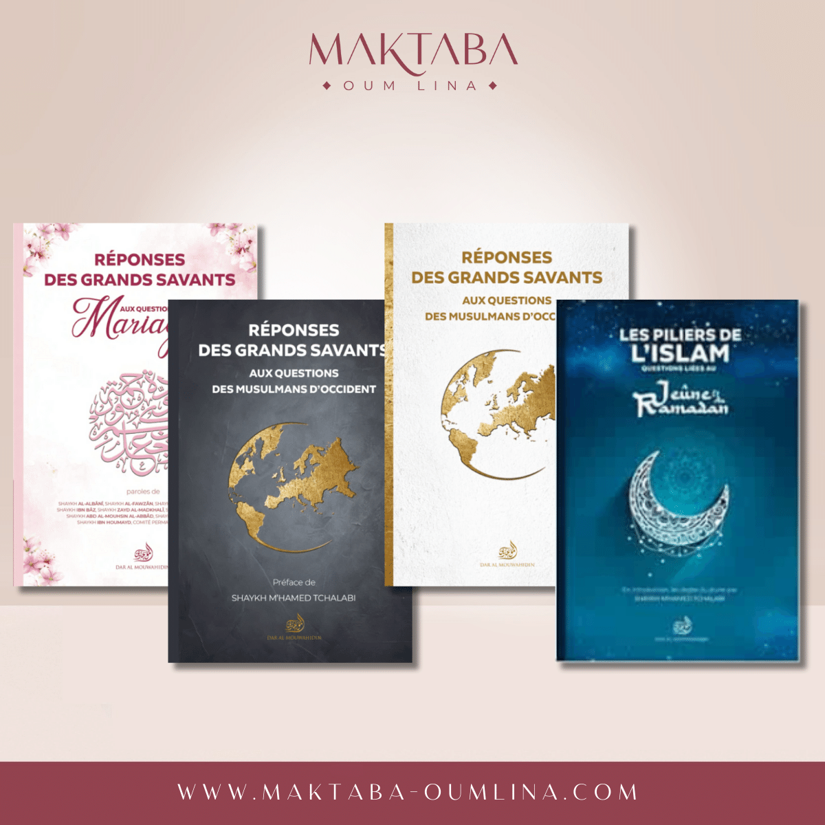 Pack 4 livres réponses des grands savants - al mouwahidin