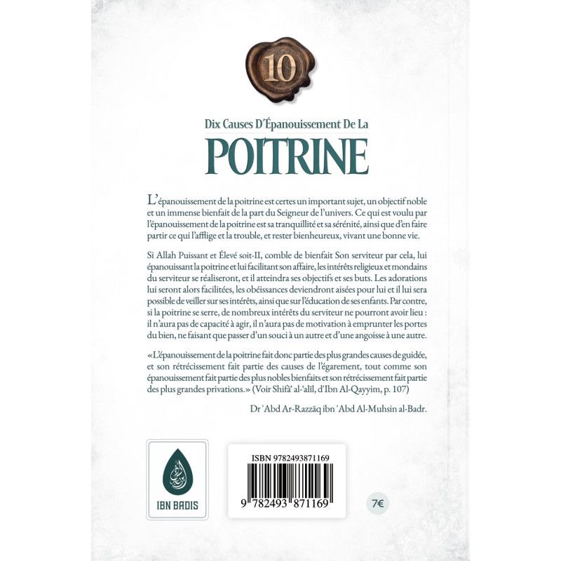 Dix Causes D'épanouissement De La Poitrine - Ibn badis