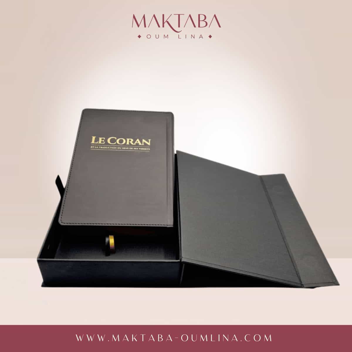 Coran édition tawbah EN COFFRET (Français/Arabe)