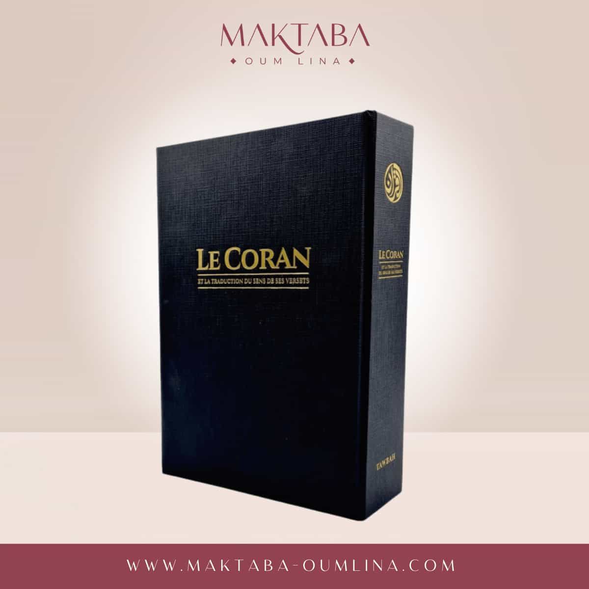 Coran édition tawbah EN COFFRET (Français/Arabe)