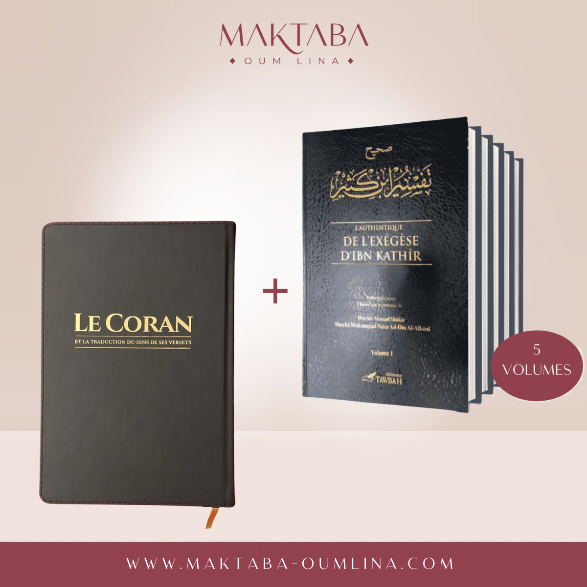 Lot tafsir complet + le coran édition Tawbah (ARABE / FRANÇAIS )